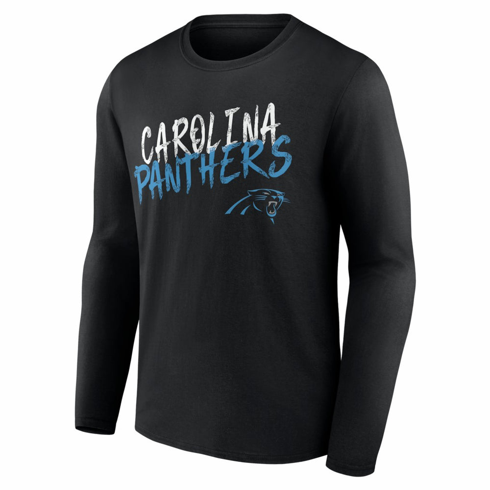 NFL Carolina Panthers Hustle Personalized Name & Number Long Sleeve T-Shirt