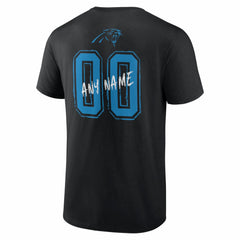 NFL Carolina Panthers Hustle Personalized Name & Number T-Shirt