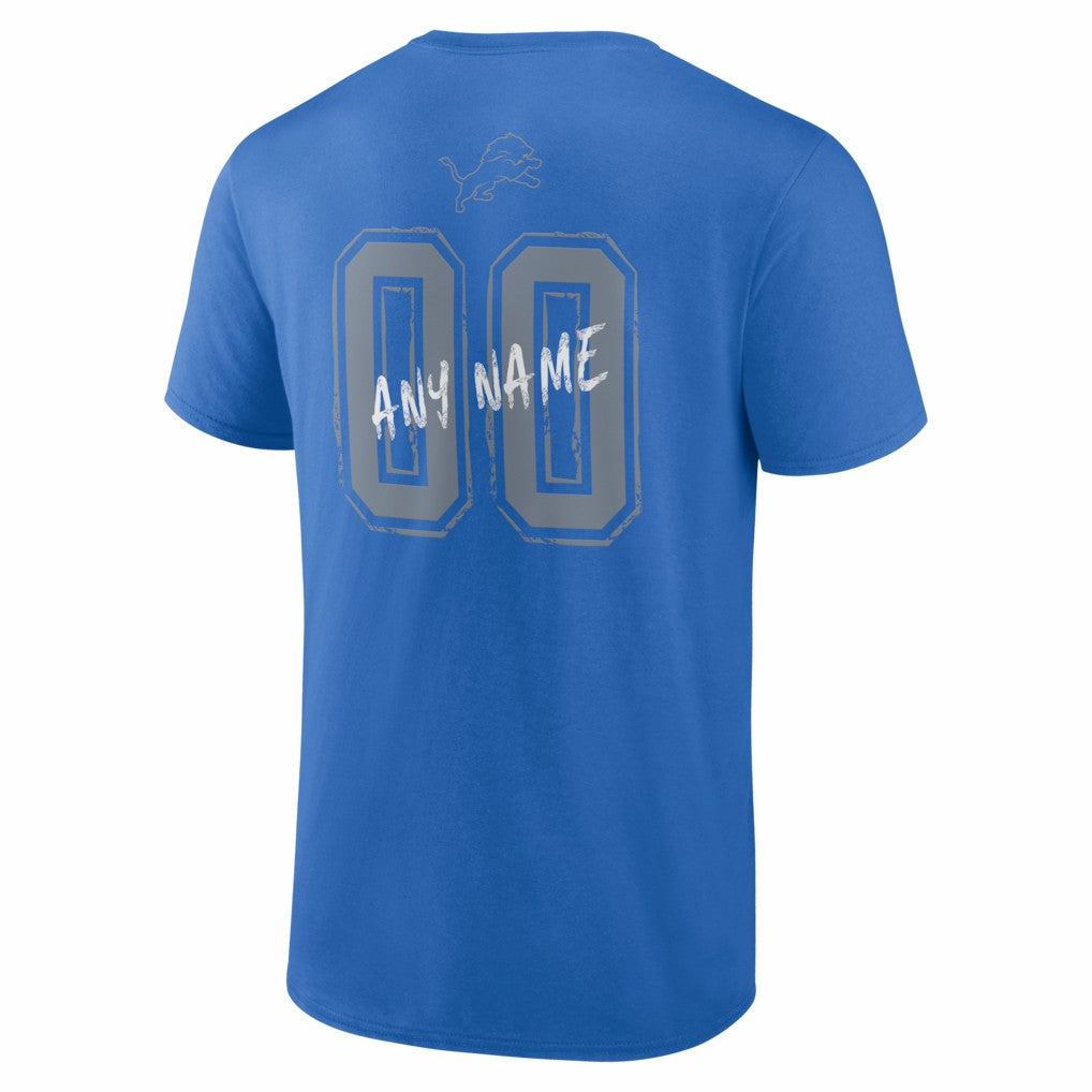 NFL Detroit Lions Hustle Personalized Name & Number T-Shirt