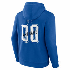 NFL Indianapolis Colts Hustle Personalized Name & Number Hoodie