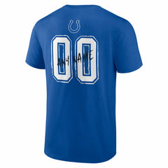 NFL Indianapolis Colts Hustle Personalized Name & Number T-Shirt