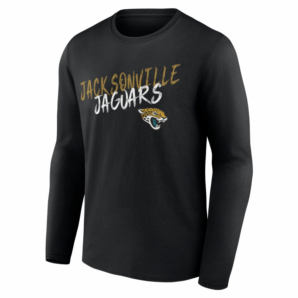 NFL Jacksonville Jaguars Hustle Personalized Name & Number Long Sleeve T-Shirt