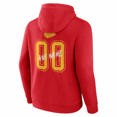 NFL Kansas City Chiefs Hustle Personalized Name & Number Hoodie