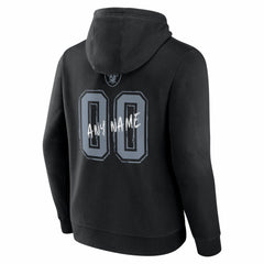 NFL Las Vegas Raiders Hustle Personalized Name & Number Hoodie