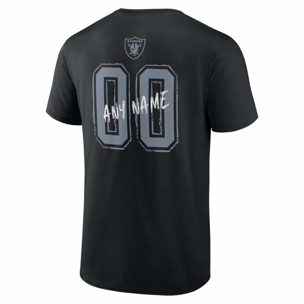 NFL Las Vegas Raiders Hustle Personalized Name & Number T-Shirt