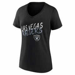 NFL Las Vegas Raiders Women's Hustle Personalized Name & Number V-Neck T-Shirt