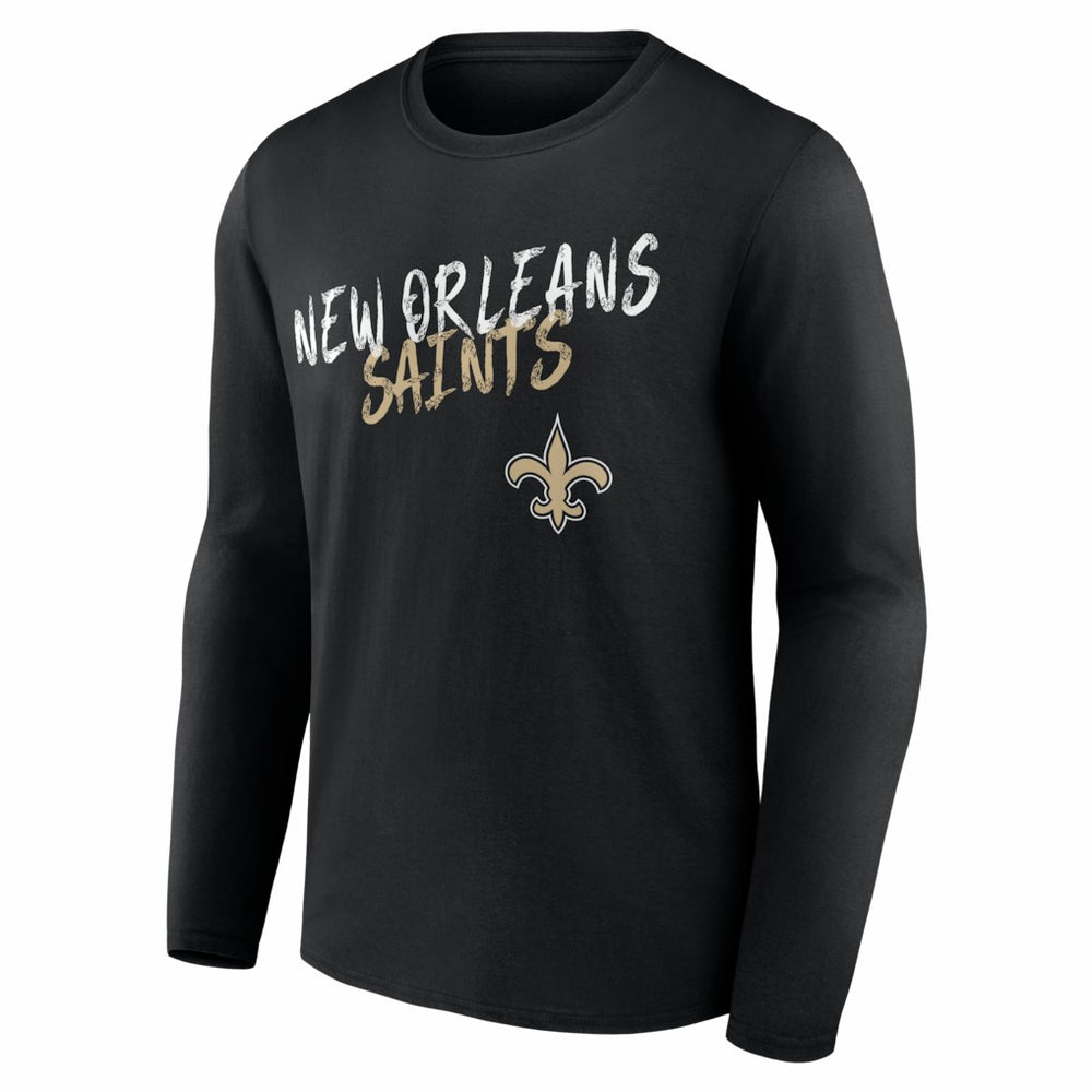 NFL New Orleans Saints Hustle Personalized Name & Number Long Sleeve T-Shirt