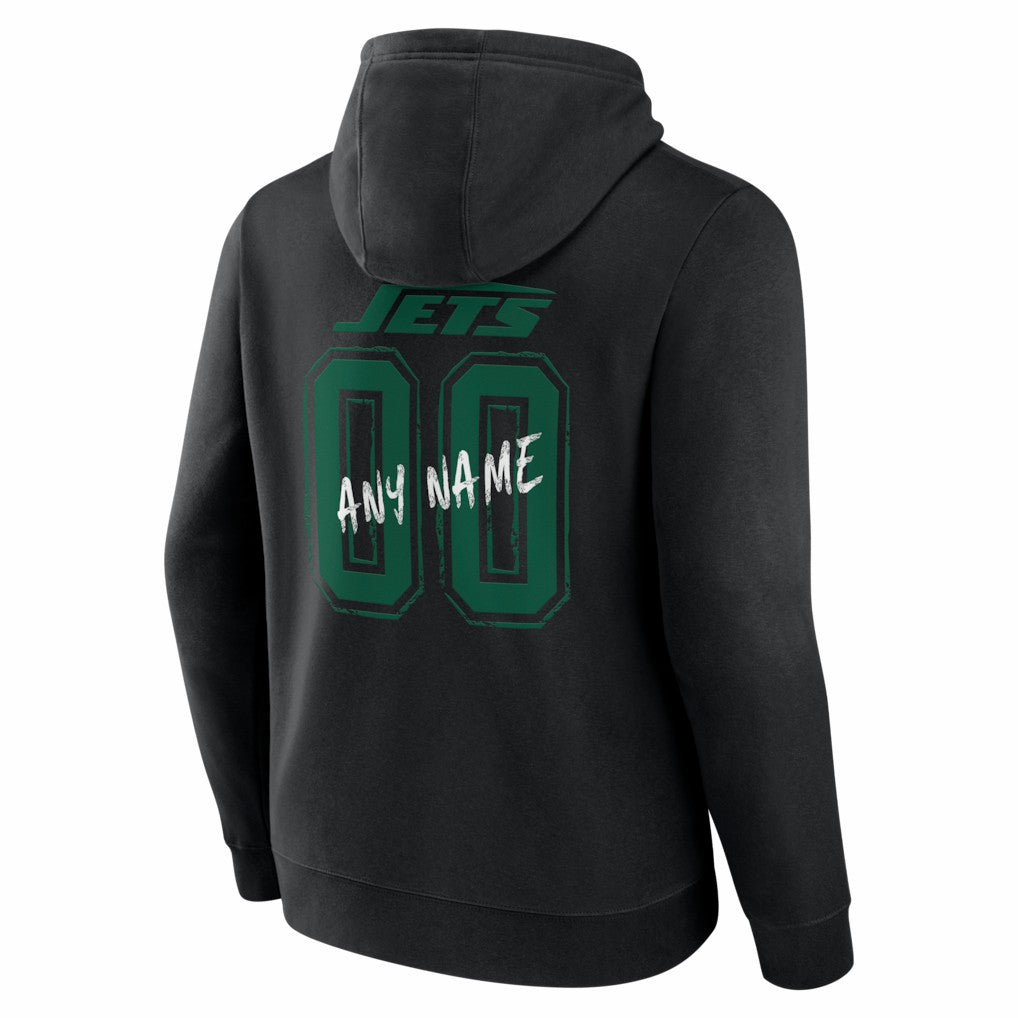 NFL New York Jets Hustle Personalized Name & Number Hoodie