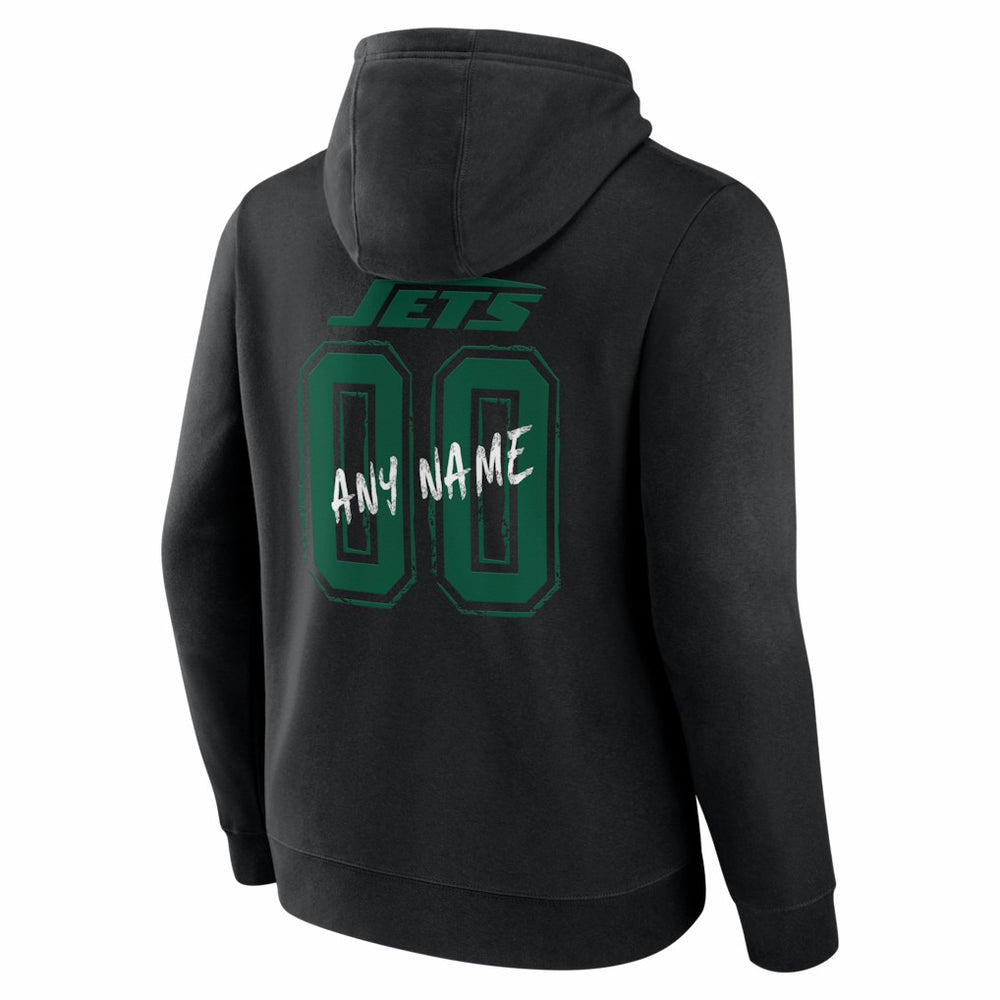 NFL New York Jets Hustle Personalized Name & Number Hoodie