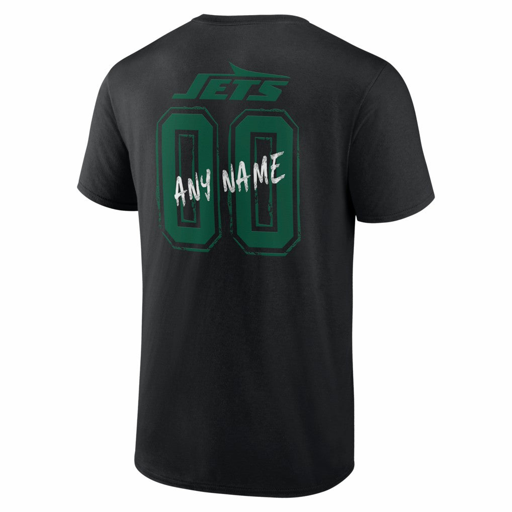 NFL New York Jets Hustle Personalized Name & Number T-Shirt