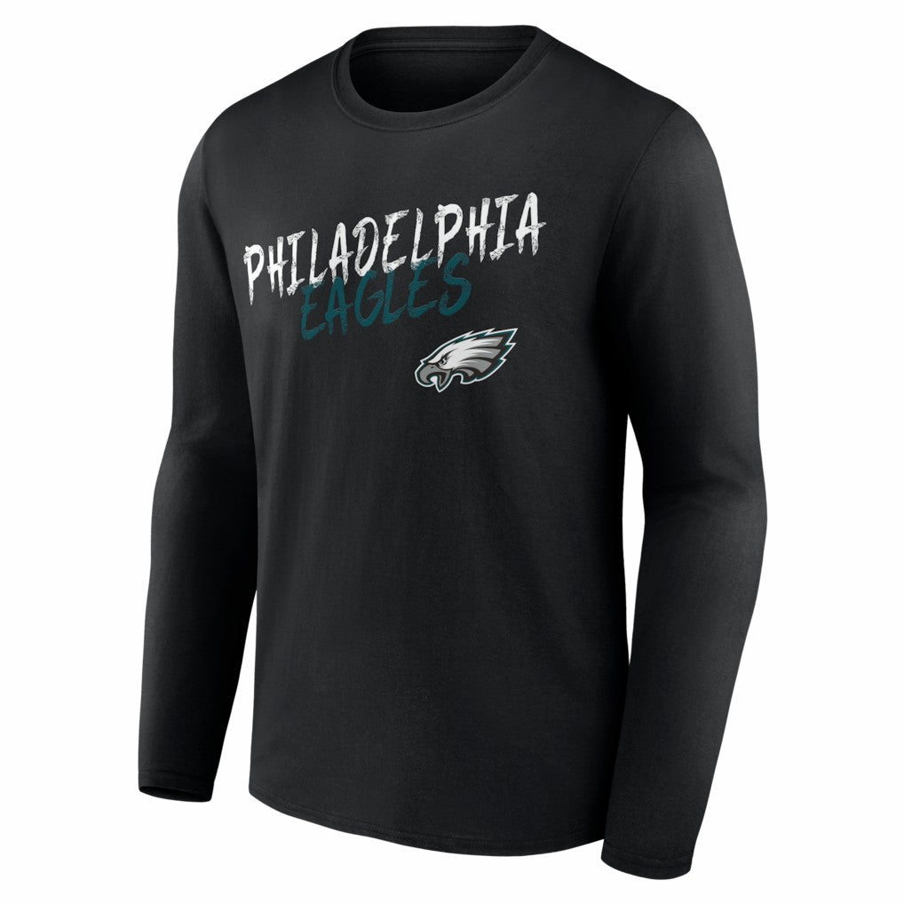 NFL Philadelphia Eagles Hustle Personalized Name & Number Long Sleeve T-Shirt