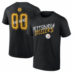NFL Pittsburgh Steelers Hustle Personalized Name & Number T-Shirt