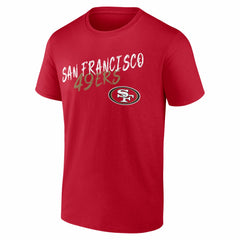 NFL San Francisco 49ers Hustle Personalized Name & Number T-Shirt