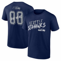 NFL Seattle Seahawks Hustle Personalized Name & Number T-Shirt