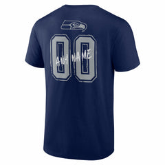 NFL Seattle Seahawks Hustle Personalized Name & Number T-Shirt