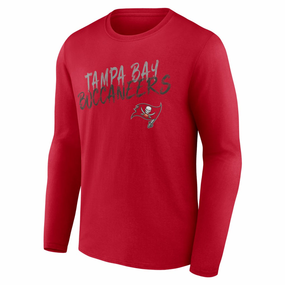 NFL Tampa Bay Buccaneers Hustle Personalized Name & Number Long Sleeve T-Shirt