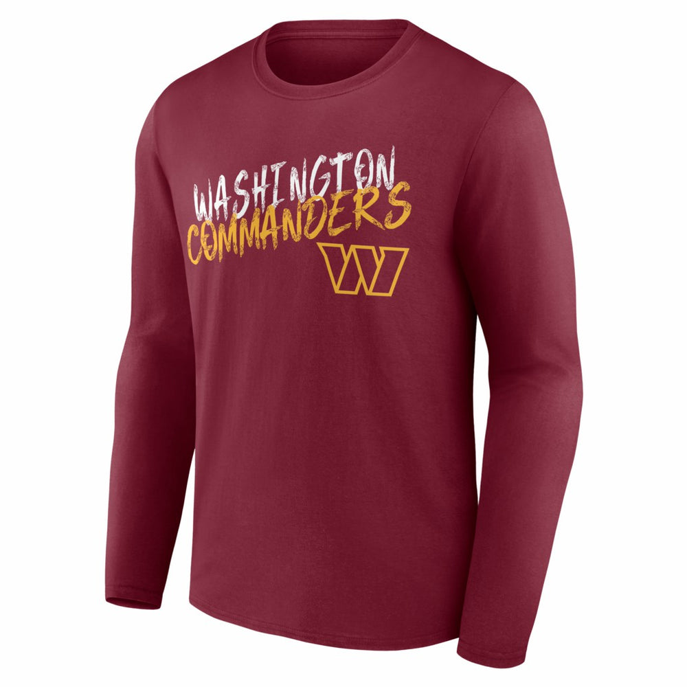 NFL Washington Commanders Hustle Personalized Name & Number Long Sleeve T-Shirt