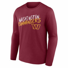 NFL Washington Commanders Hustle Personalized Name & Number Long Sleeve T-Shirt