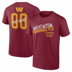 NFL Washington Commanders Hustle Personalized Name & Number T-Shirt