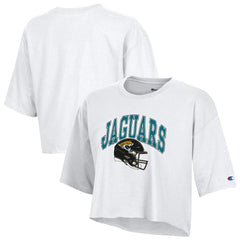 NFL Jacksonville Jaguars Women's Boyfriend Cropped T-Shirt