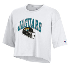 NFL Jacksonville Jaguars Women's Boyfriend Cropped T-Shirt