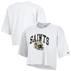 NFL New Orleans Saints Women's Boyfriend Cropped T-Shirt