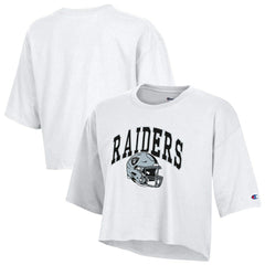 NFL Las Vegas Raiders Women's Boyfriend Cropped T-Shirt