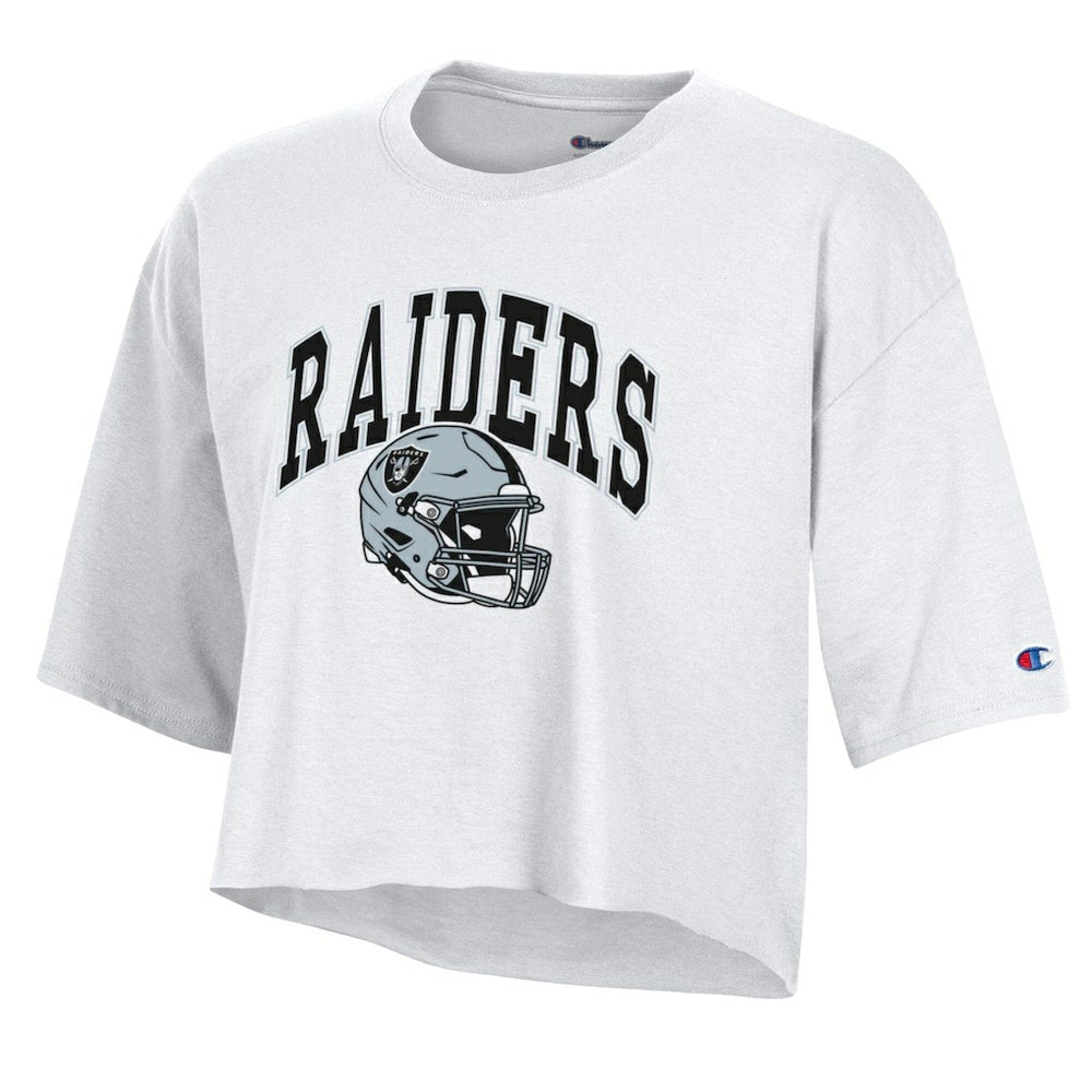 NFL Las Vegas Raiders Women's Boyfriend Cropped T-Shirt