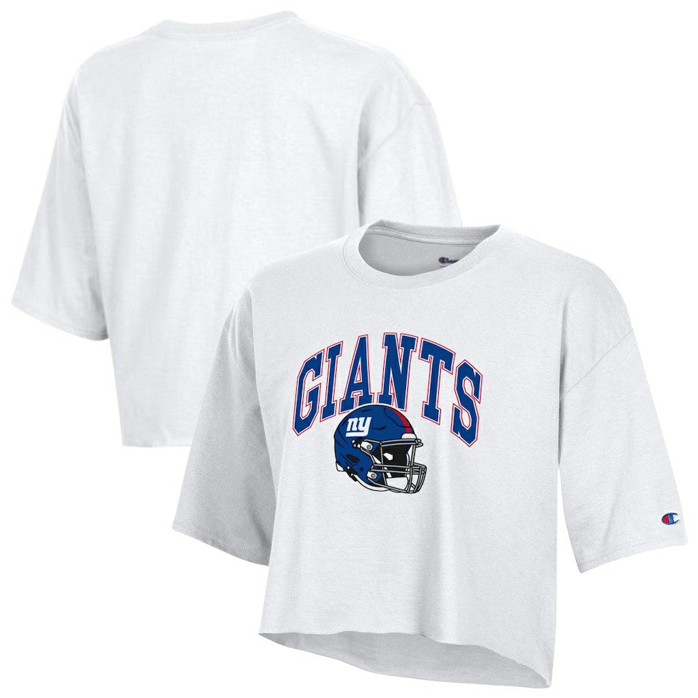 NFL New York Giants Women's Boyfriend Cropped T-Shirt