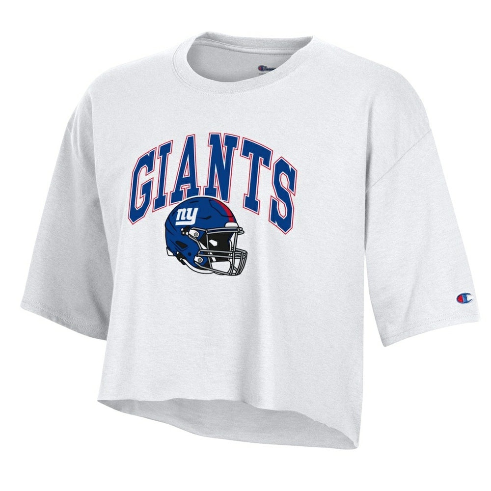 NFL New York Giants Women's Boyfriend Cropped T-Shirt