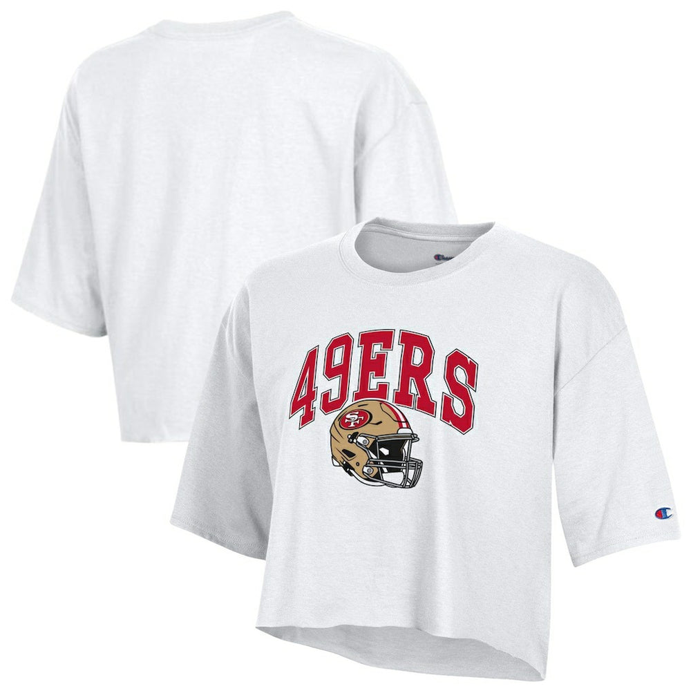 NFL San Francisco 49ers Women's Boyfriend Cropped T-Shirt