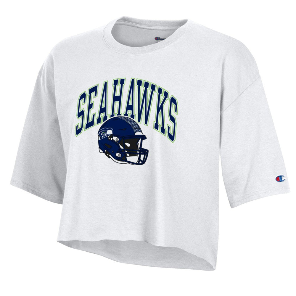 NFL Seattle Seahawks Women's Boyfriend Cropped T-Shirt