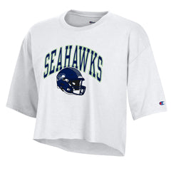 NFL Seattle Seahawks Women's Boyfriend Cropped T-Shirt