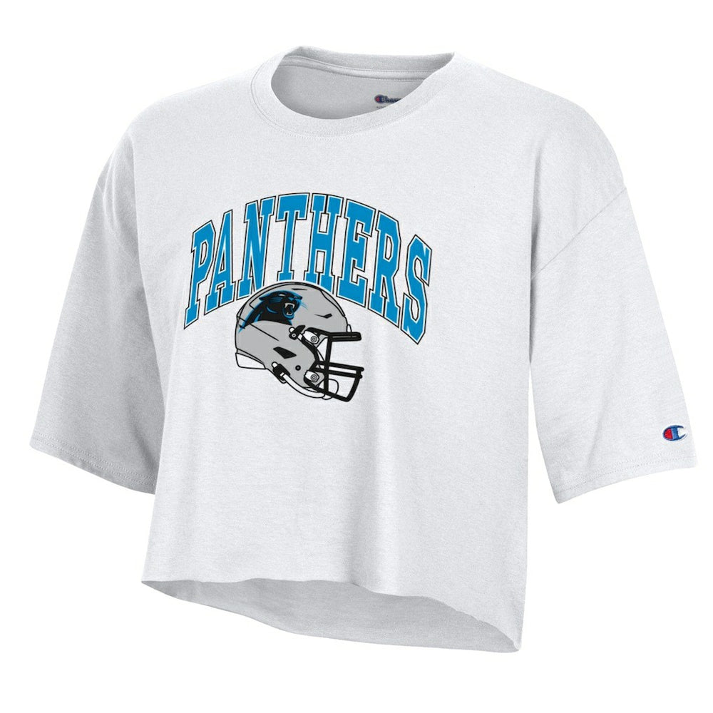 NFL Carolina Panthers Women's Boyfriend Cropped T-Shirt