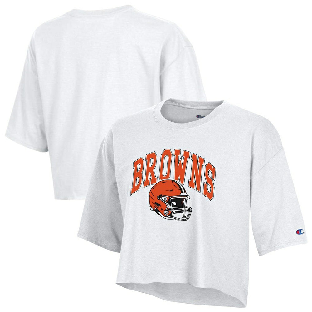 NFL Cleveland Browns Women's Boyfriend Cropped T-Shirt