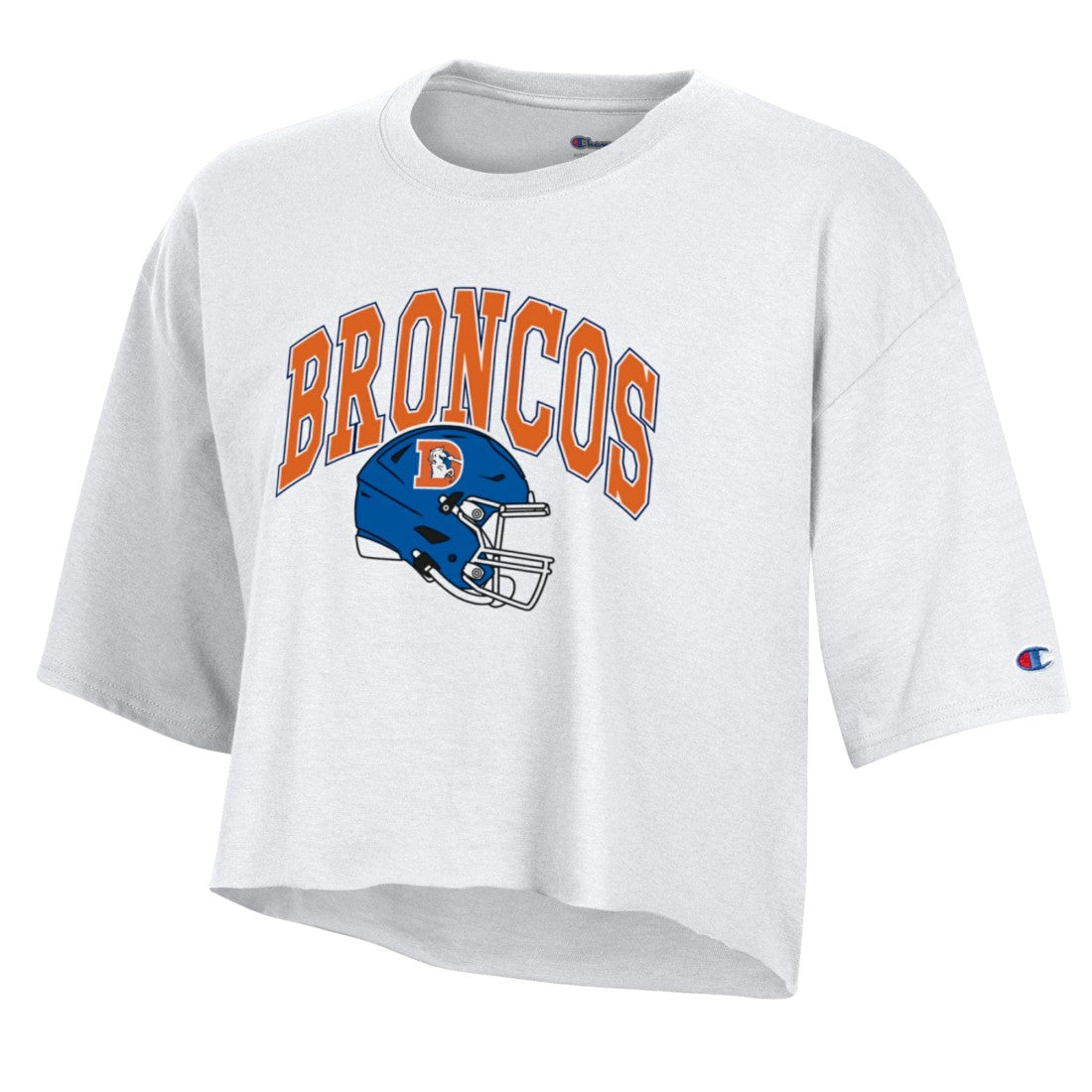 NFL Denver Broncos Women's Boyfriend Cropped T-Shirt