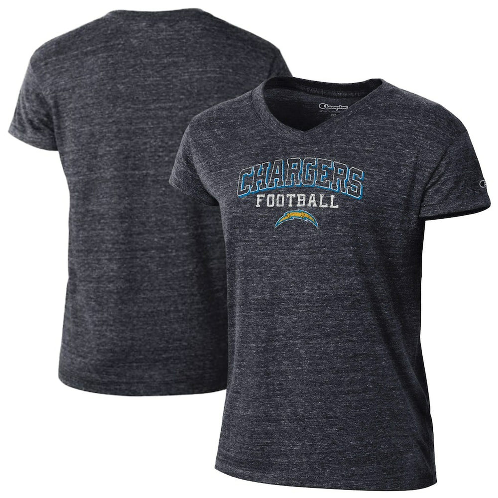 NFL Los Angeles Chargers Women's Triumph Tri-Blend V-Neck T-Shirt