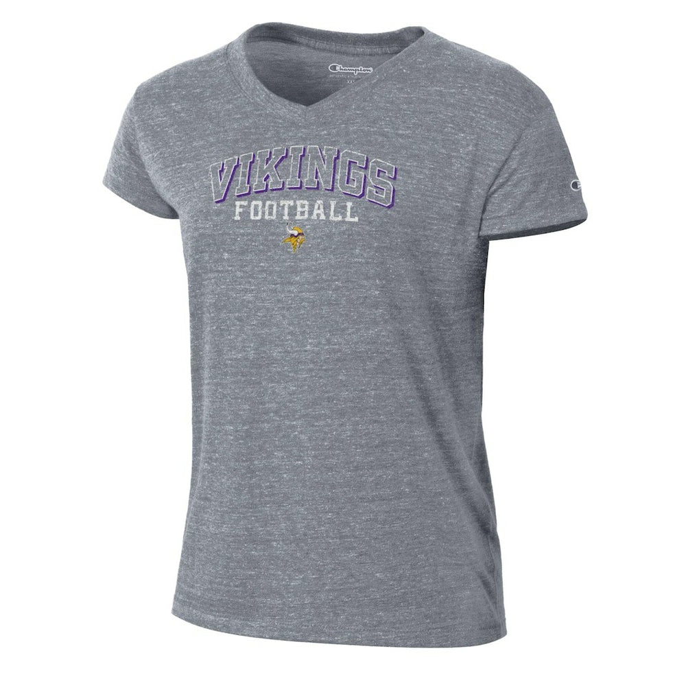 NFL Minnesota Vikings Women's Triumph Tri-Blend V-Neck T-Shirt