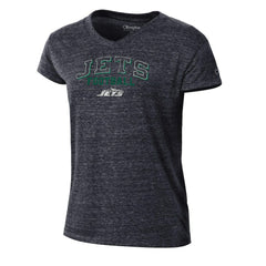 NFL New York Jets Women's Triumph Tri-Blend V-Neck T-Shirt
