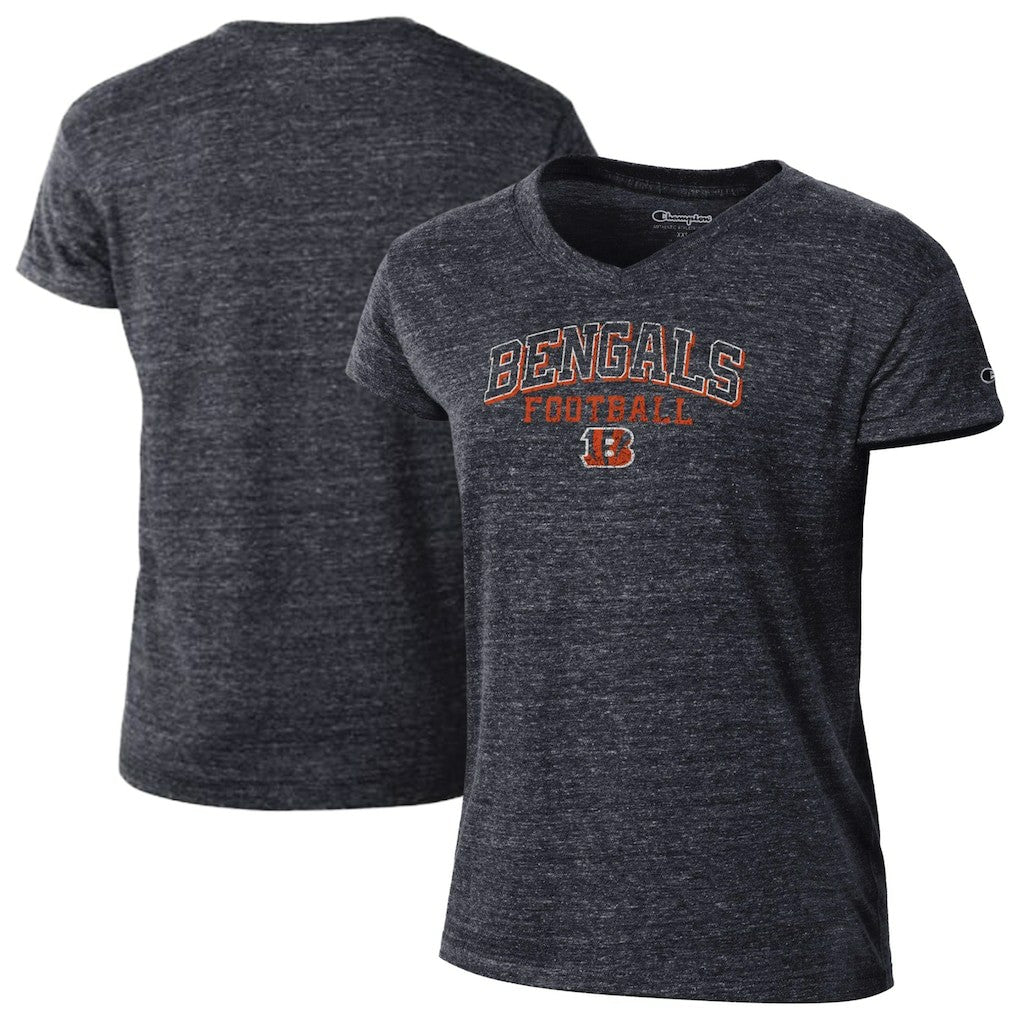 NFL Cincinnati Bengals Women's Triumph Tri-Blend V-Neck T-Shirt