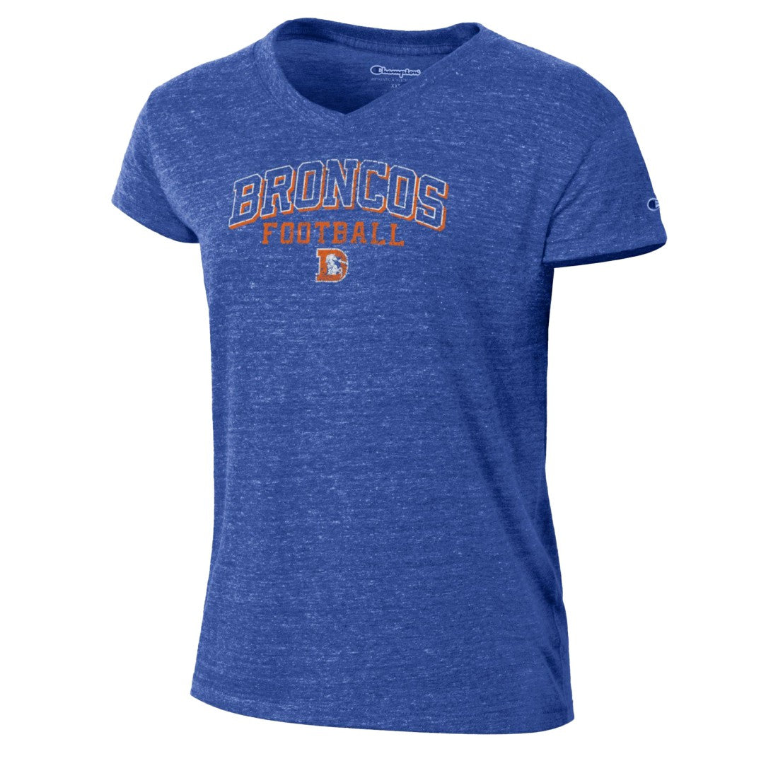 NFL Denver Broncos Women's Triumph Tri-Blend V-Neck T-Shirt