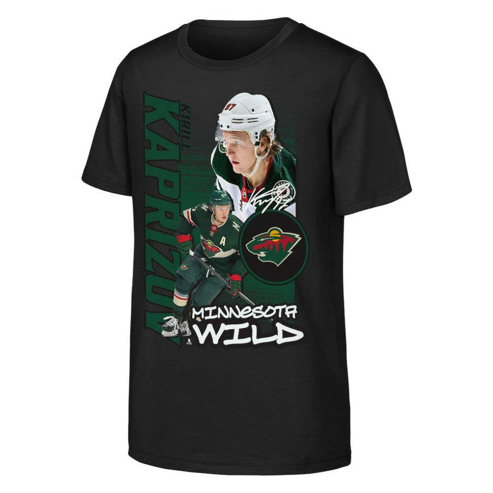 Kirill Kaprizov Minnesota Wild Outerstuff Youth Playmaker T-Shirt