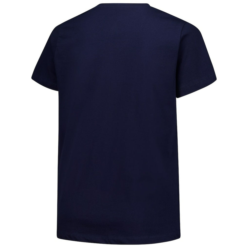 NFL Chicago Bears Women's Plus Size Arch Over Logo V-Neck T-Shirt