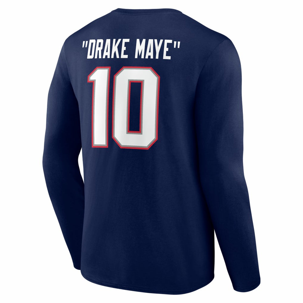NFL New England Patriots Drake Maye  Nickname Long Sleeve T-Shirt