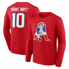 NFL New England Patriots Drake Maye  Nickname Long Sleeve T-Shirt