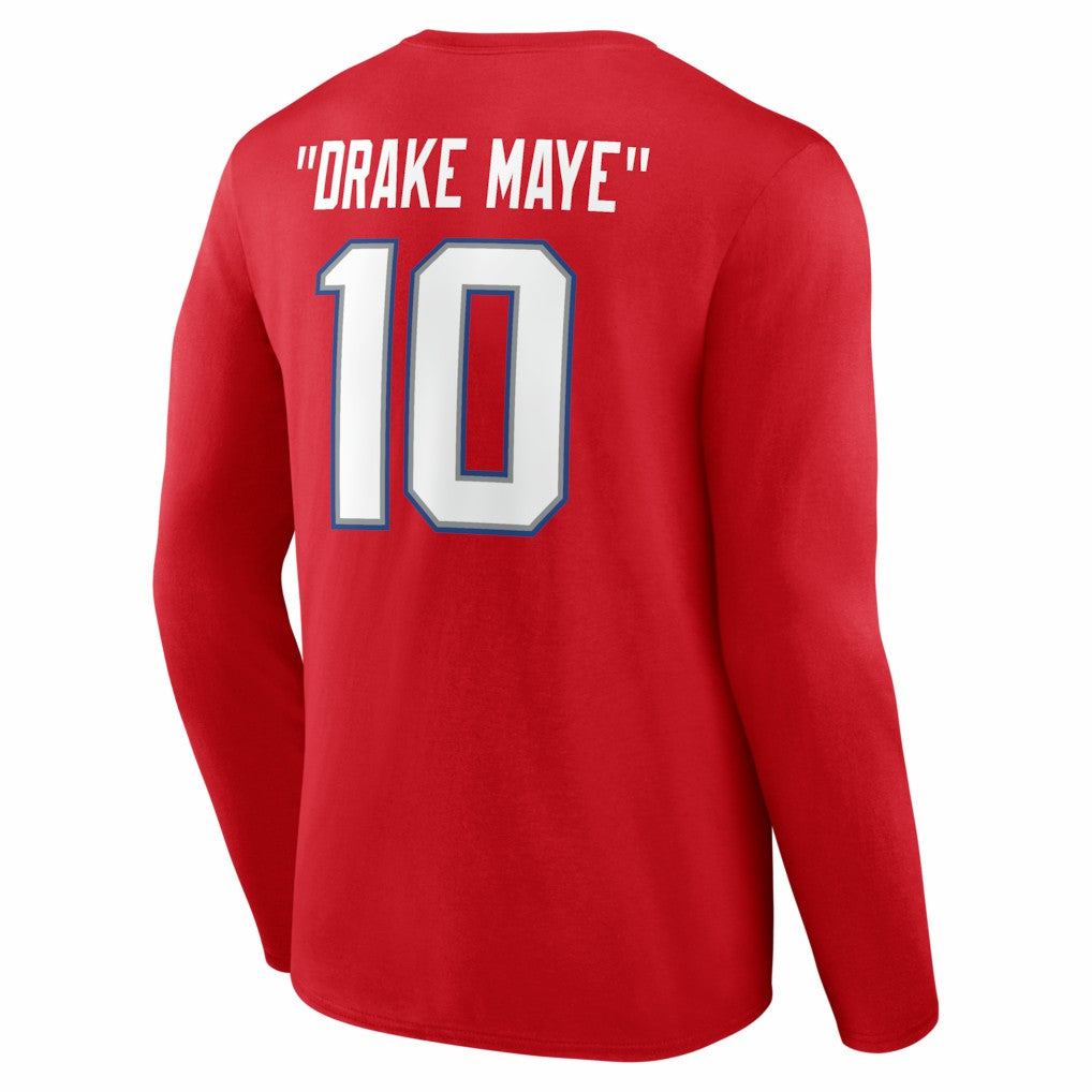 NFL New England Patriots Drake Maye  Nickname Long Sleeve T-Shirt