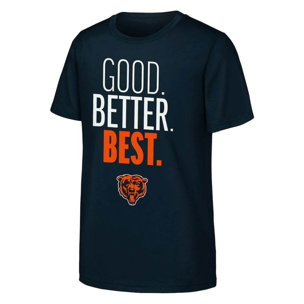 NFL Chicago Bears Outerstuff Youth Good. Better. Best. T-Shirt