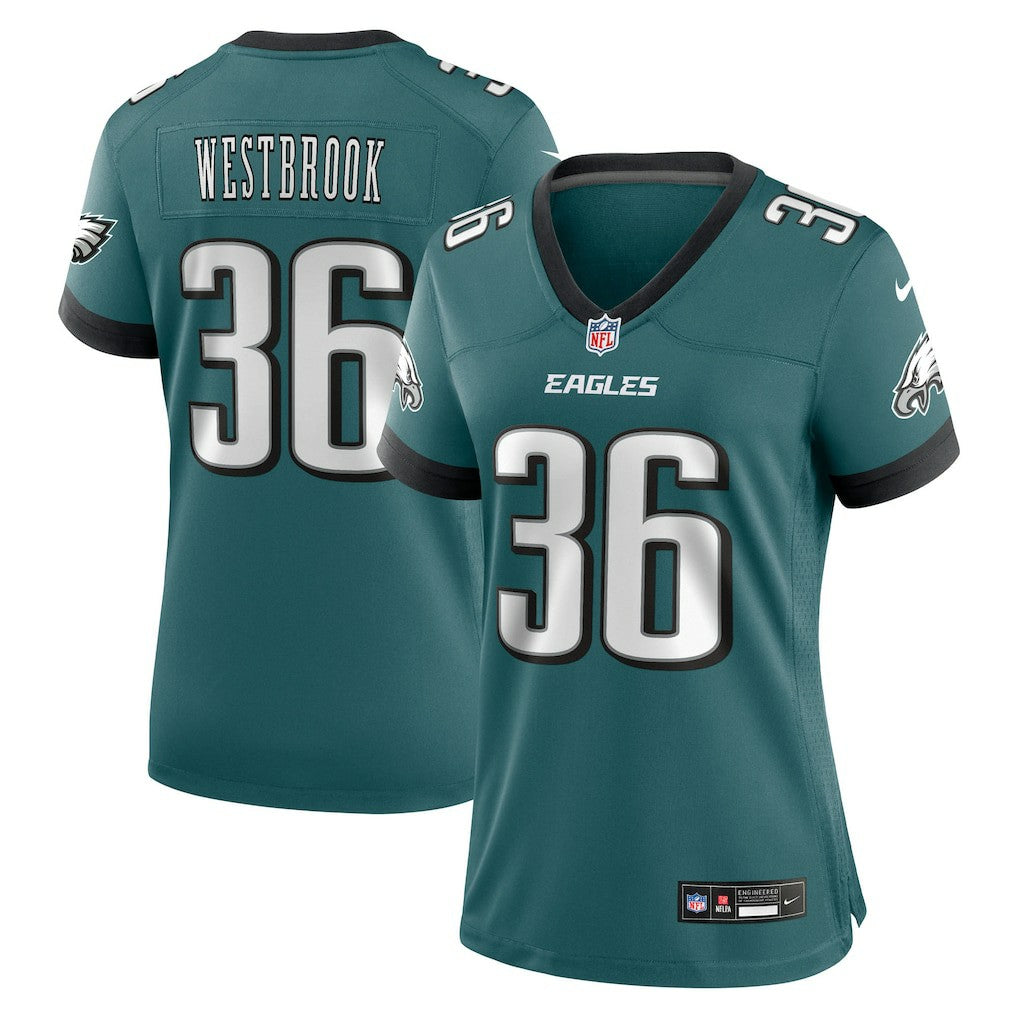 NFL Philadelphia Eagles Brian Westbrook  Women's Team Retired Game Jersey