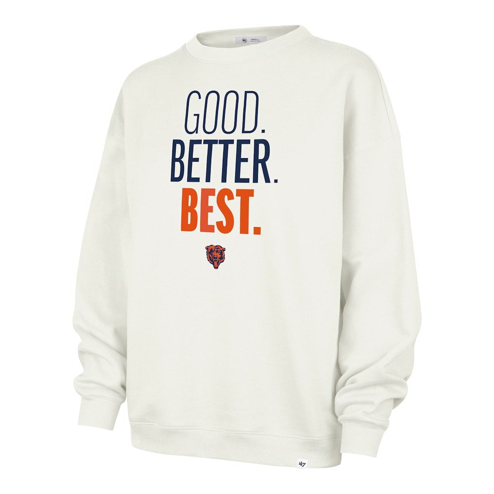 NFL Chicago Bears '47 Women's Good. Better. Best. Imprint Oversized Sweatshirt
