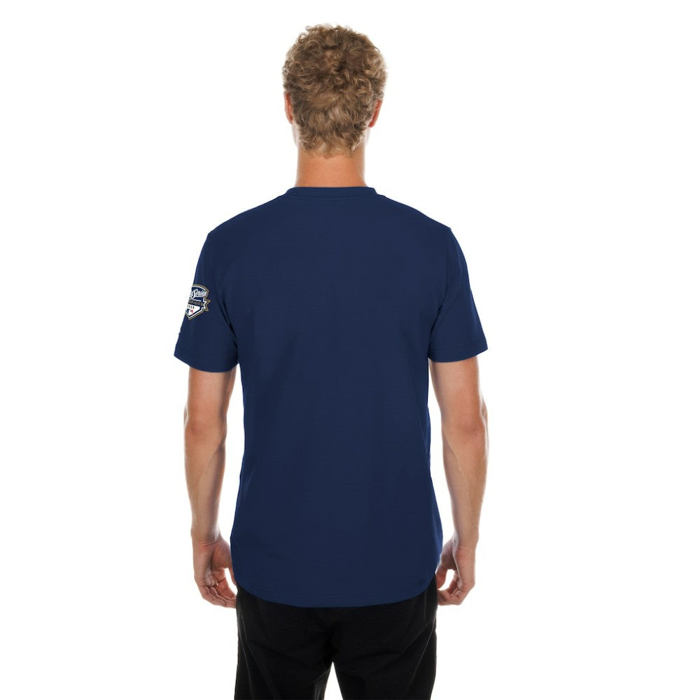 Los Angeles Dodgers 2026 Gold Collection Logo & Patch T-Shirt - Navy | New Era